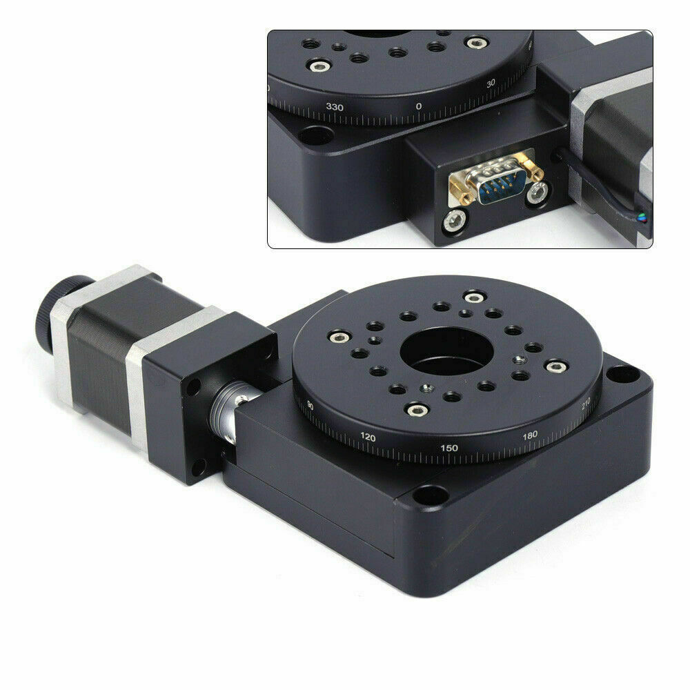 Electric Rotary Platform Motorized Precision Rotary Stages Table Diameter 100mm