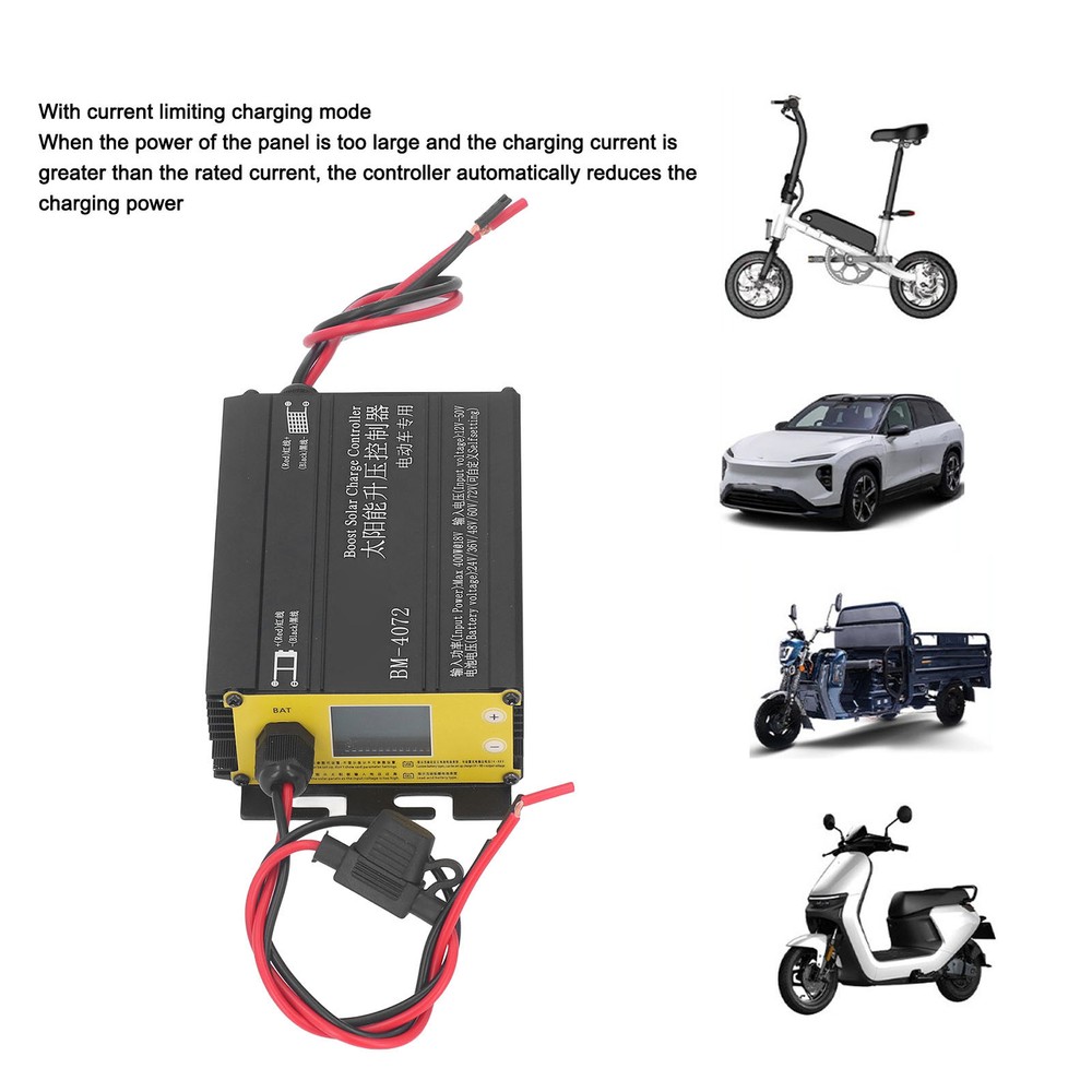 MPPT Solar Boost Controller Solar Panel Regulator For 24V 36V 48V 60V LLI