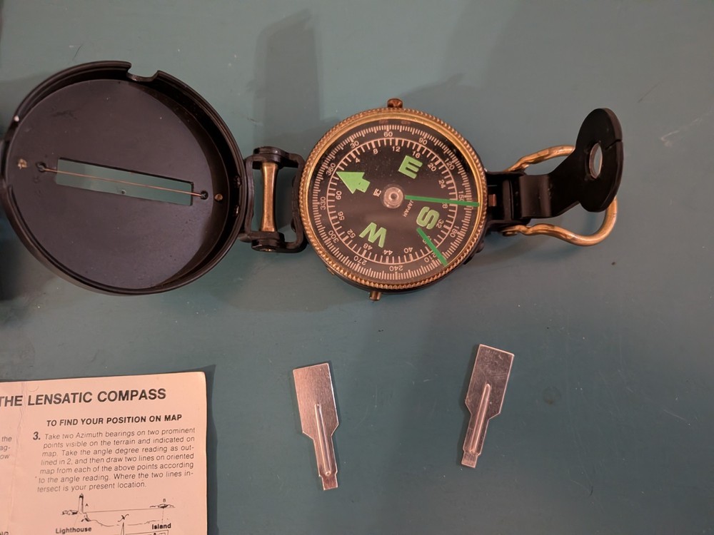 💥💥Engineer Lensatic Vintage Pocket Field Compass💥💥