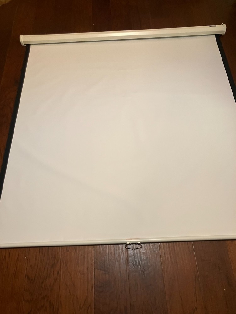 DA-LITE projection screen Model B with Controlled Screen Return 60" X60" *NIB*