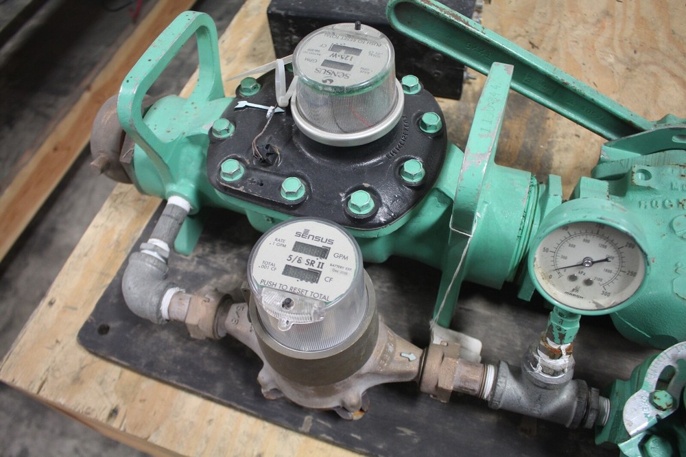 Sensus 125-W GPM FLOW GAUGE FLOW METER 3"