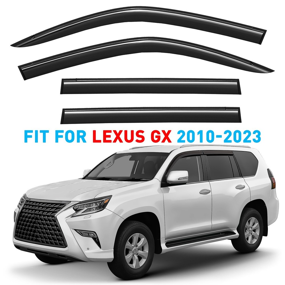 Rain Guards Vent Visors Shade for 2010-2023 Lexus GX