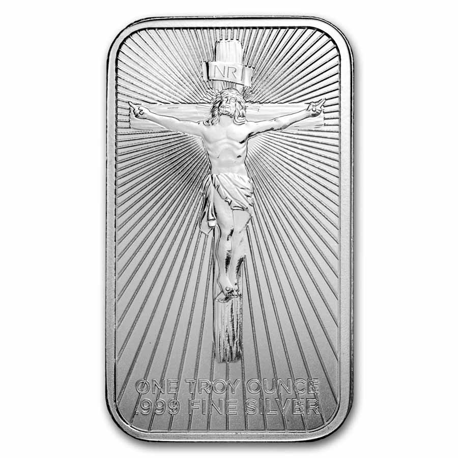 1 oz Silver Bar - Jesus