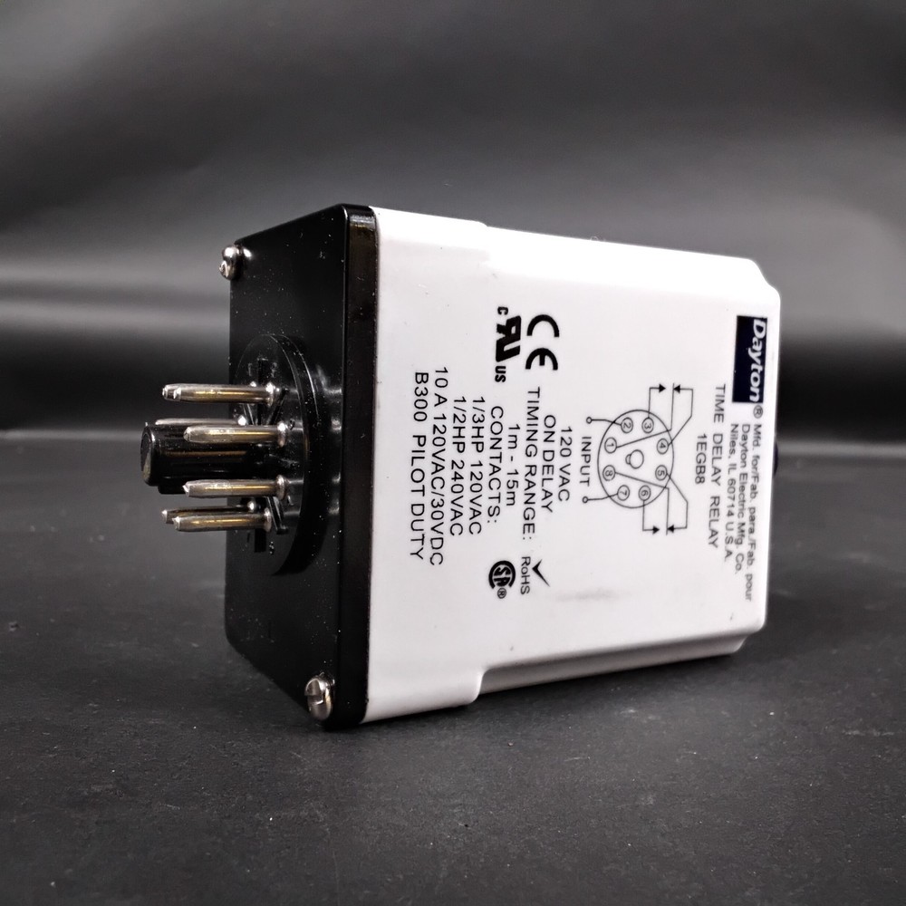 DAYTON 1EGB8 TIME DELAY RELAY ($45 OBO)
