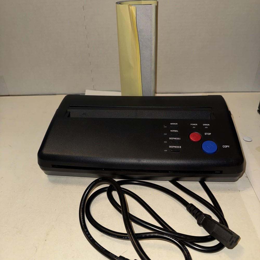 Tattoo Transfer Stencil Copy Machine Stencil Thermal Copier Printer for A4 Paper