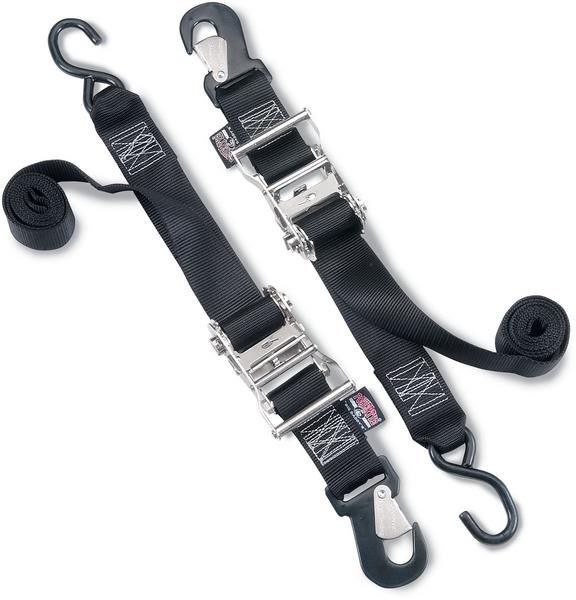 Powertye 32572 Big Daddys Tie-Downs - Ratchet with Snap-Hook - S-Hook End Combin