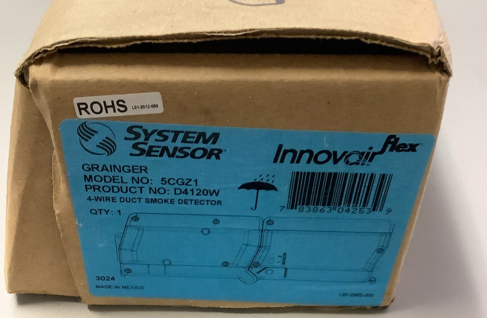 System Sensor 5CGZ1 Duct Smoke Detector (r12)