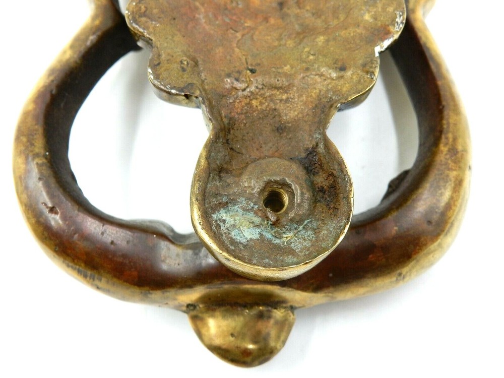 VINTAGE SOLID BRASS AMERICAN EAGLE STYLE DOOR KNOCKER (MONOGRAM-READY)