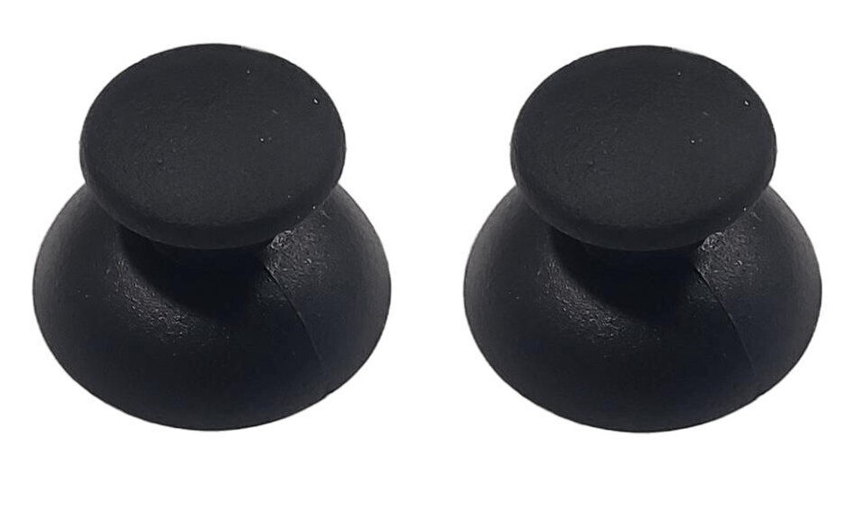 2x Replacement Analog Thumbsticks for Playstation 2 & 3 PS2 PS3 Controller Black