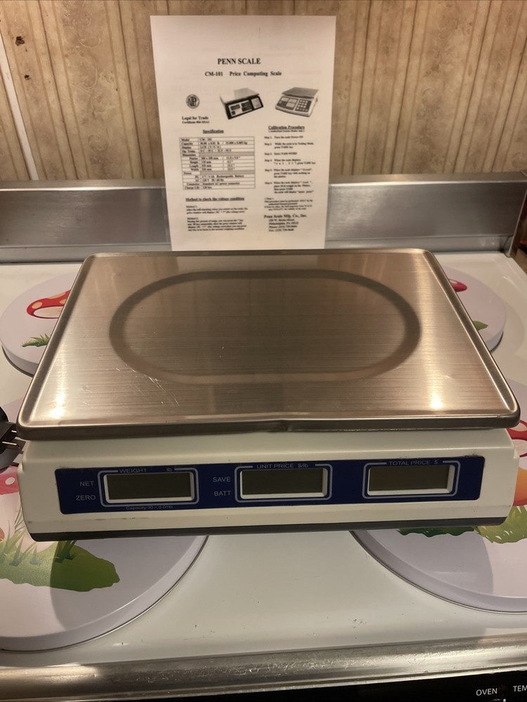 Penn Scale CM-101 30 lb Capacity Price Computing Scale Excellent Condition!!