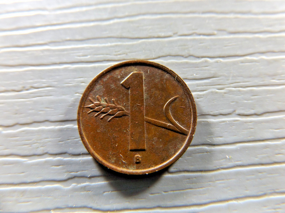 SWITZERLAND 1955 1 Rappen