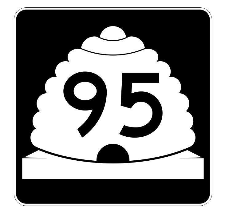 Utah State Highway 95 Sticker Decal