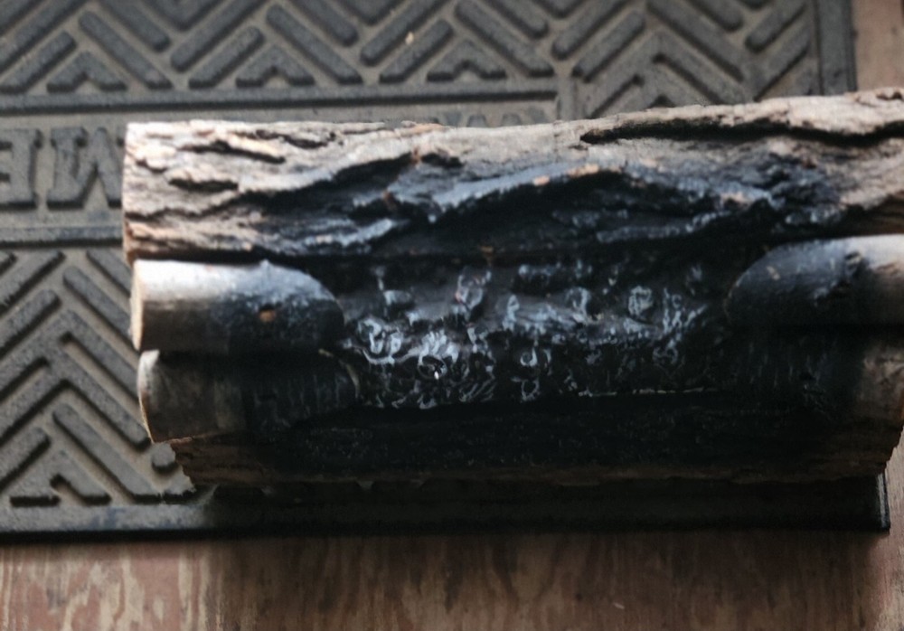 electric 20" crackling oak log set