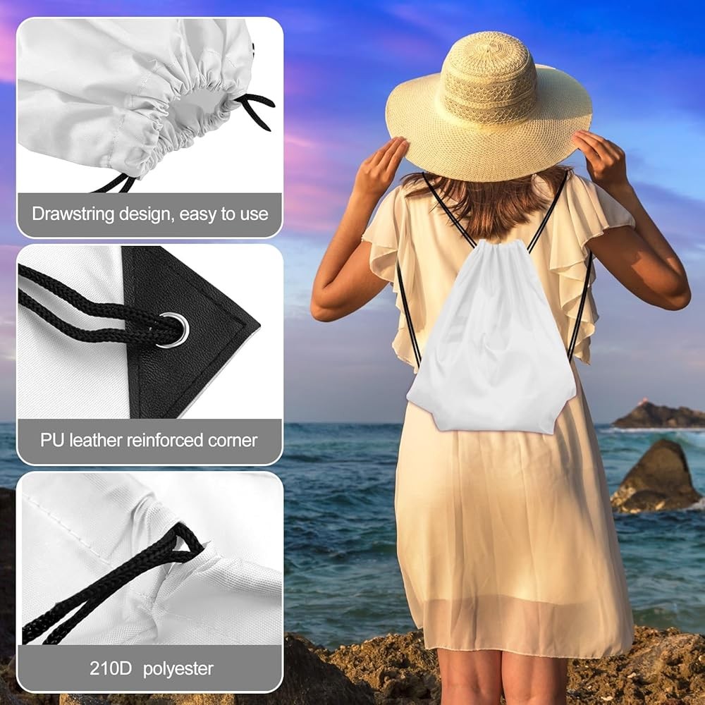 Penny Thoughts - Small Drawstring Backpack