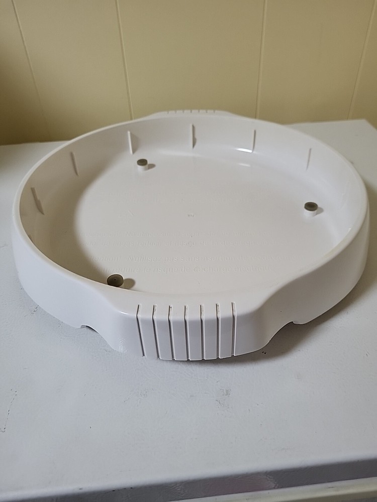 NuWave Pro Infrared Oven Replacement Part Base Only White-Missing 1 Rubber Foot