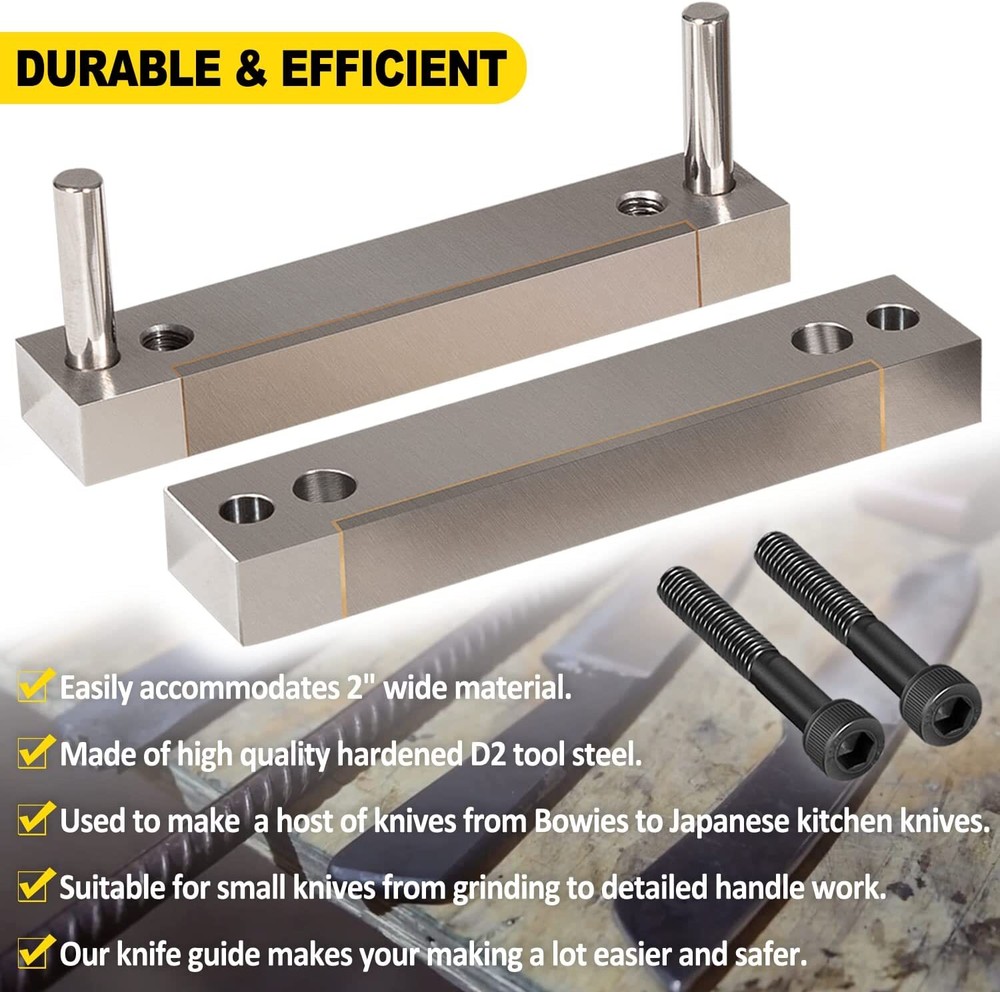 Hardened File Guide with Carbide Surface For Knife Making Tools Knife Makers