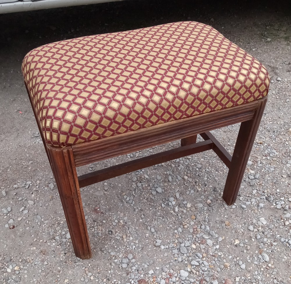 Mahogany Print Vanity Bench (VB-113)
