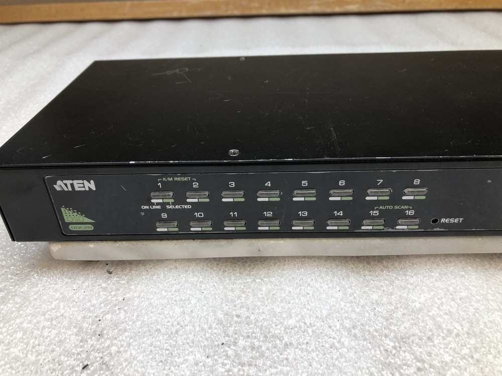 ATEN Master Viewmax CS1316 PS/2-USB KVM 16 Port Switch RESET / TESTED