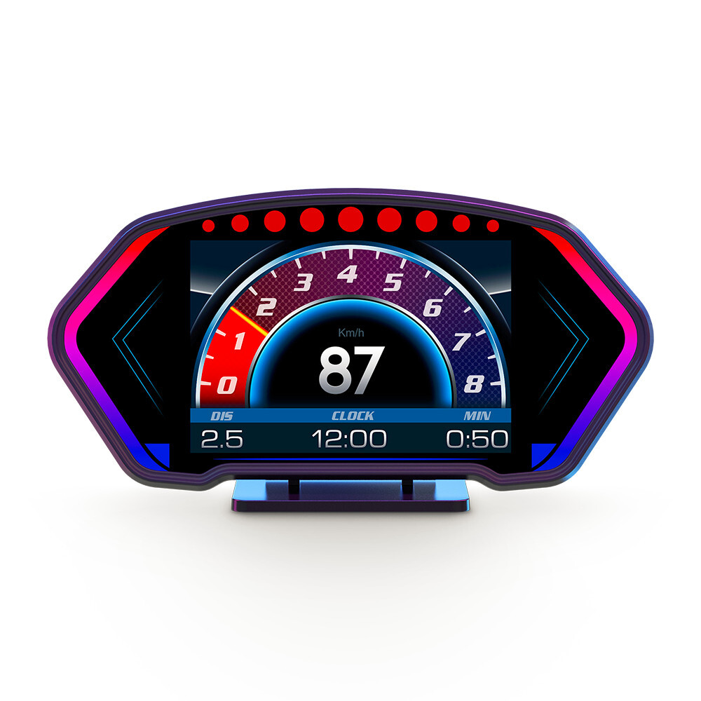 Car OBD Digital Gauge GPS Head Up Display Dashboard Speedometer Multi-Function