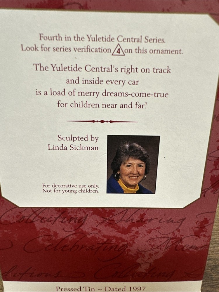 Hallmark Keepsake Ornament Yuletide Central 1997