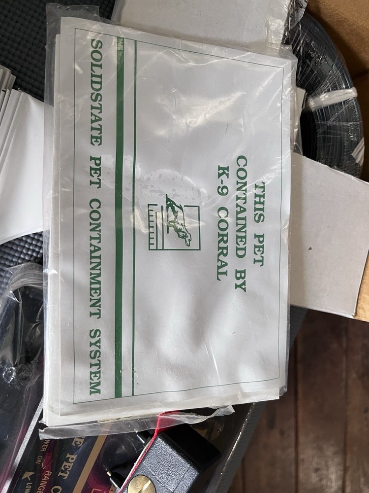 New in Box K-9 Corral Pet Solid State Pet Containment System