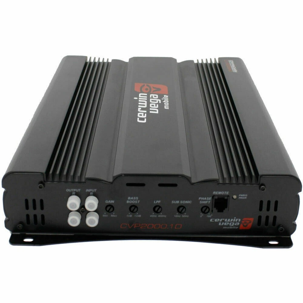 Cerwin-Vega CVP2000.1D 1 Channel 2000W 2-Ohm Stable Class D Monoblock Amplifier