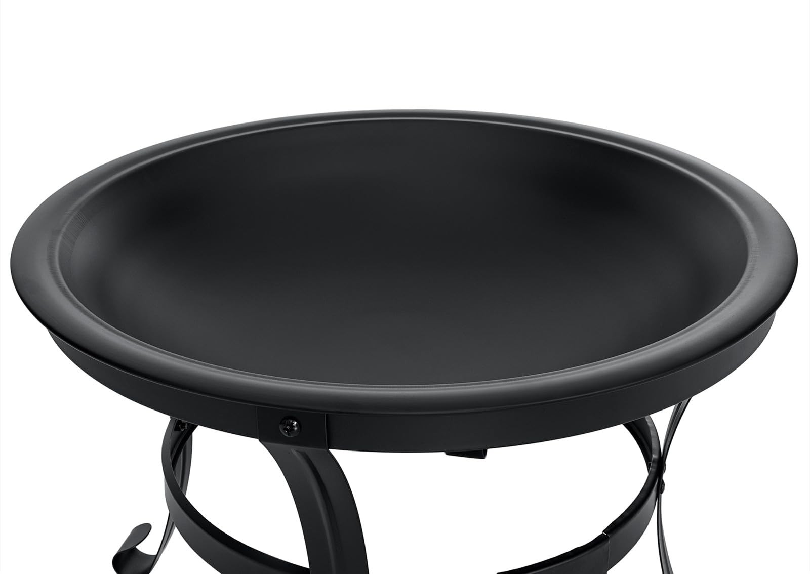 SINGLYFIRE 22 inch Fire Pit for Outside Outdoor Wood Burning Small Bonfire Pit S