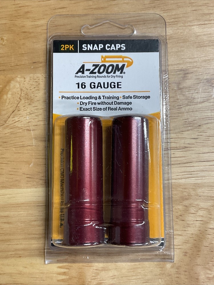 A-Zoom TWO Pack Metal Snap Caps for 16 guage