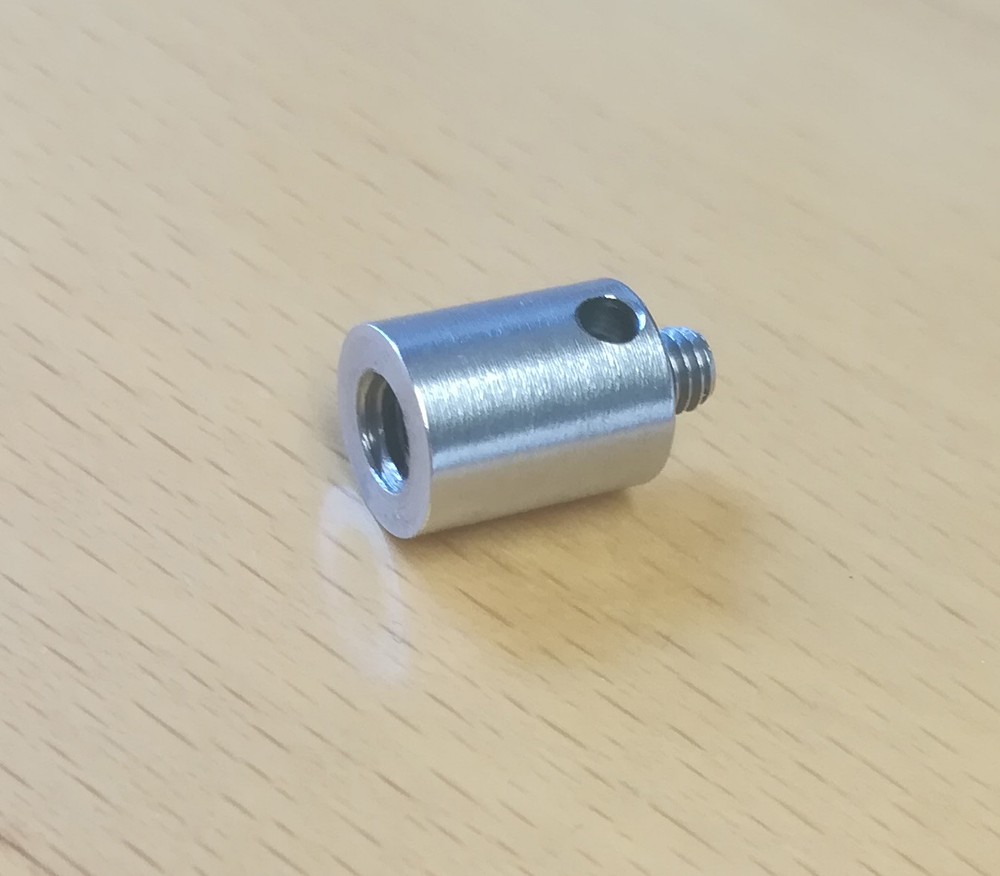 CMM Machine Probe Stylus Extension Adaptor, M3 Outer Thread to M4 Inner, L9mm