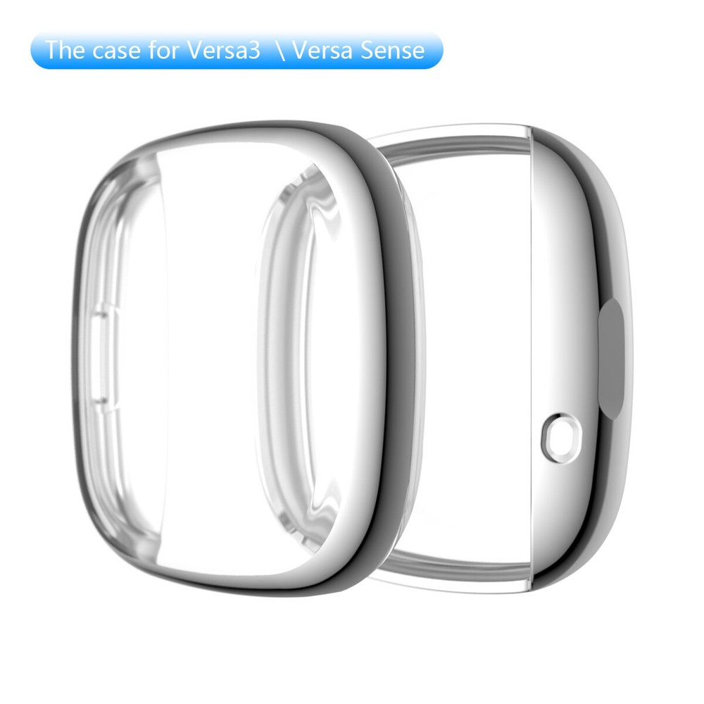 For Fitbit Versa 3 Fitbit Sense Screen Protector Soft TPU Case Full Body Cover