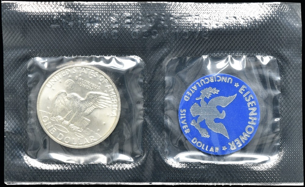 1972 S Eisenhower Dollars "Blue Ike" w/ OGP