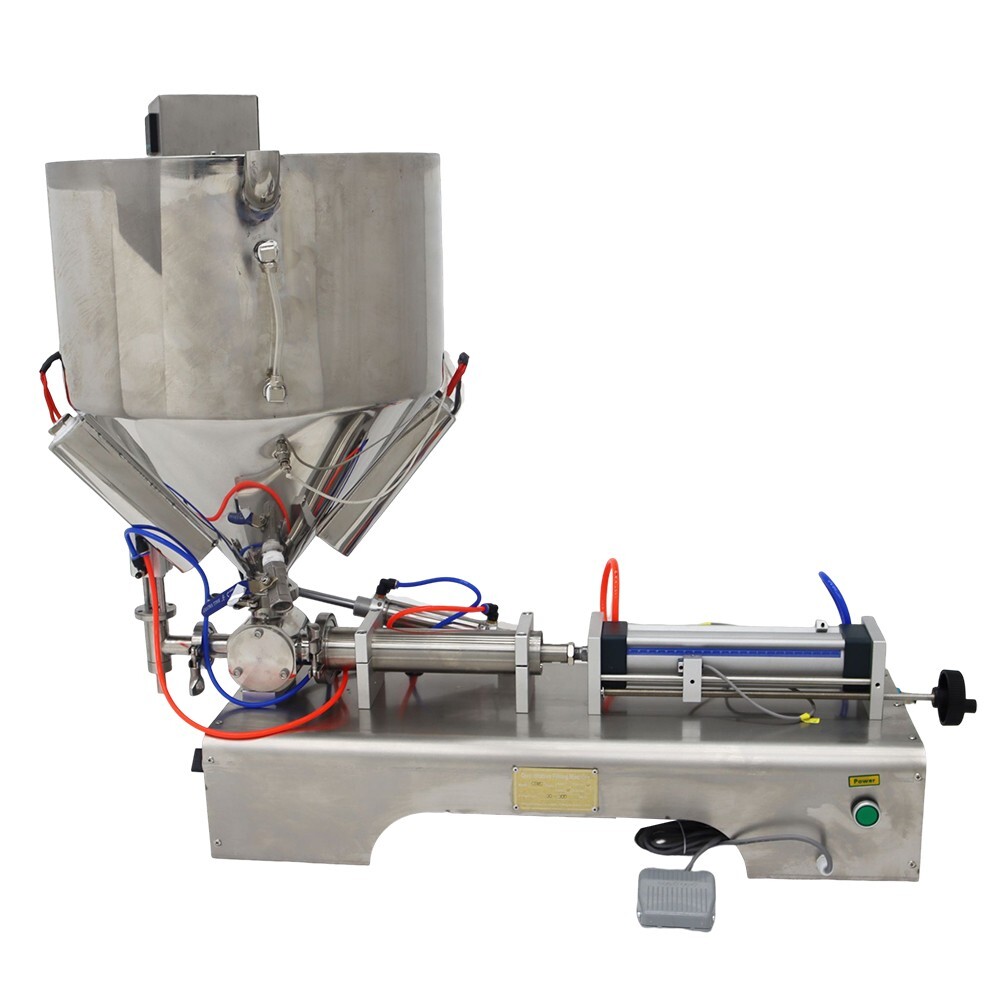 30-300ml Paste liquid Heating Filling Machine Single Head with Heater 110V