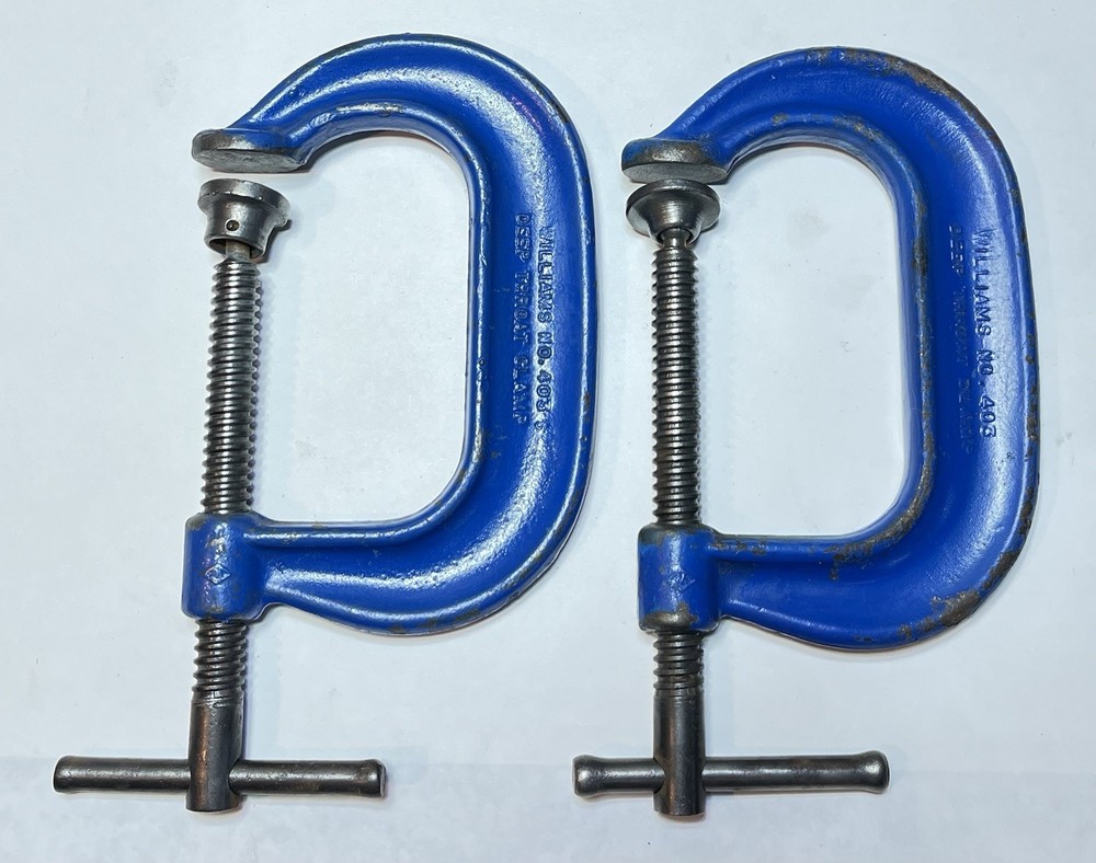J.H. Williams No. 403 C Clamps (2) Used