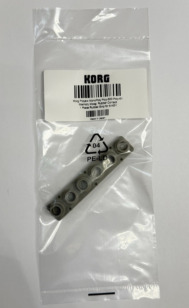 Korg Polysix Poly-800 Poly-61 Memory Moog Replacement Rubber Contact