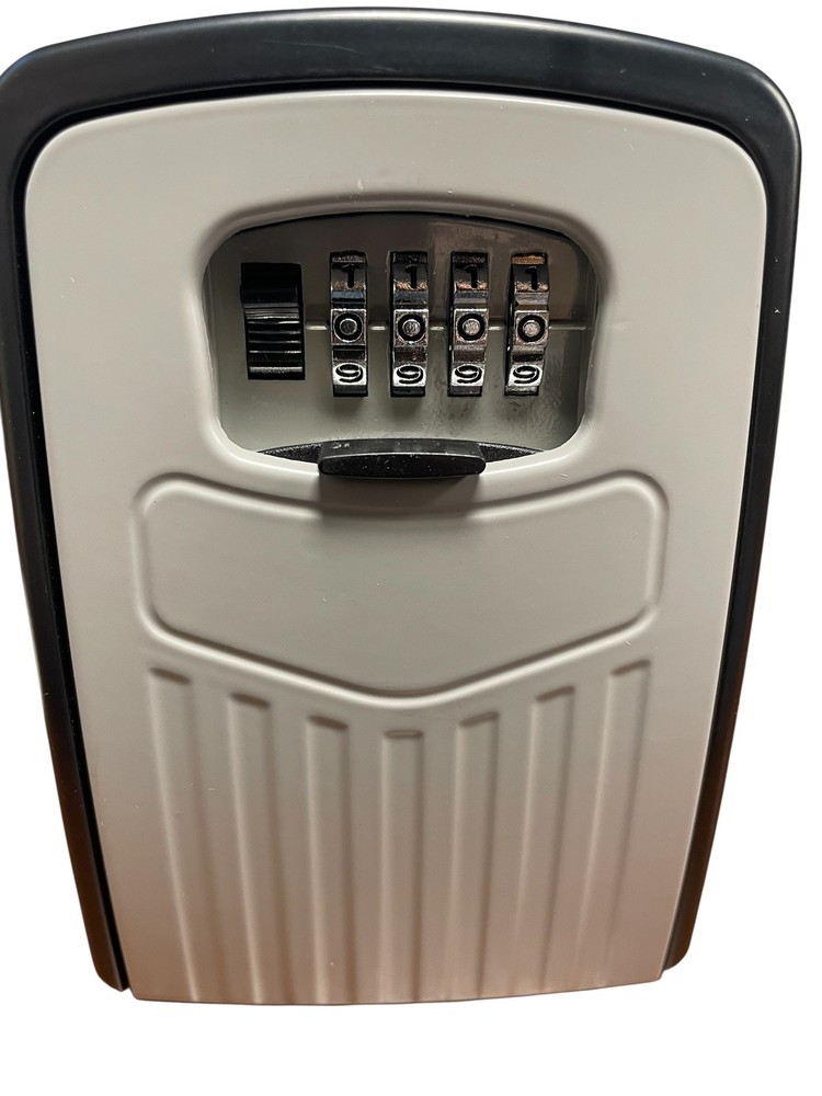 Large Combination Key Storage Lock Box, Outdoor Key Safe Wall Mounted, Theft