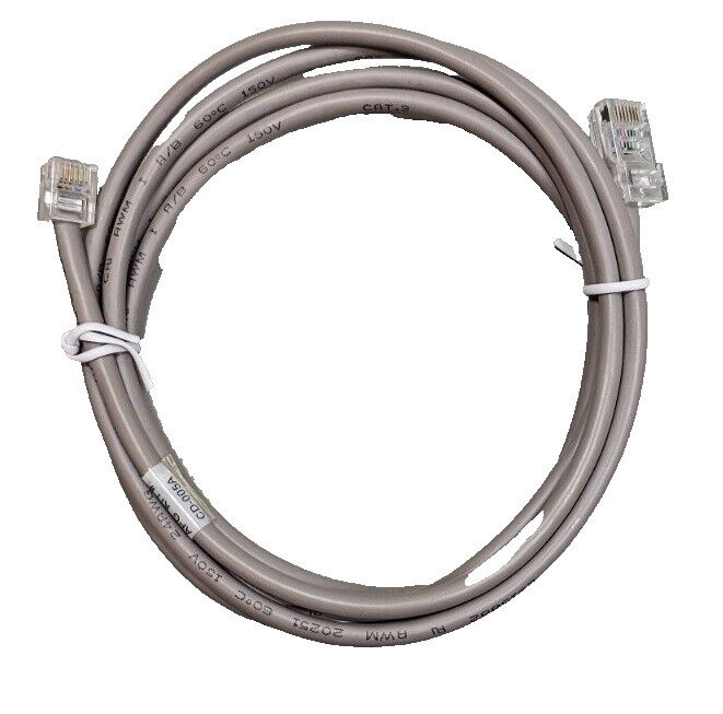 APG CD-005A 5' Cash Drawer Model 320 Kick Cable Open RJ45 RJ12 For Thermal Print