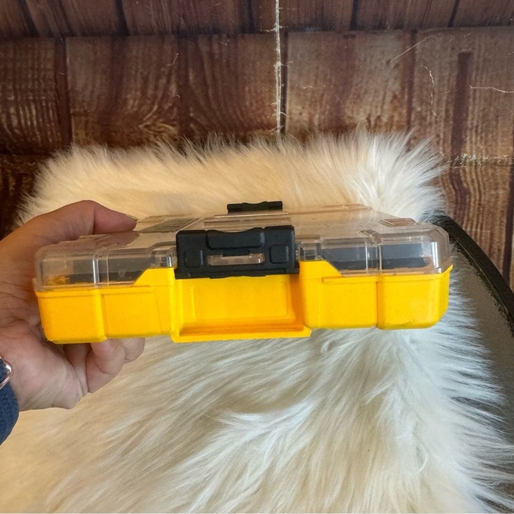 DEWALT Tool Box Tough Case Medium Yellow Case