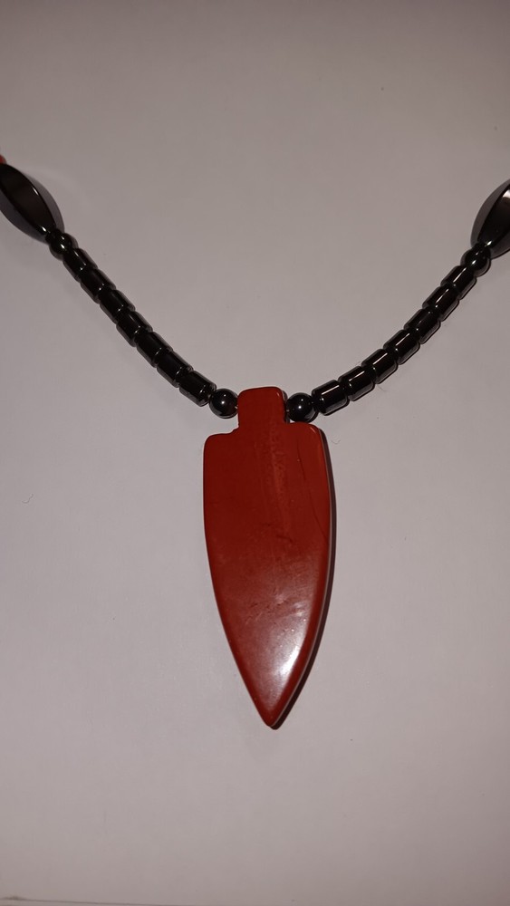 Carnelian Arrowhead Necklace
