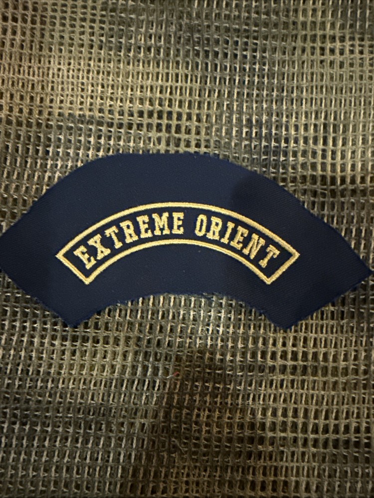 French Foreign Legion Pocket Patch Commandos Afgan War -Extreme Orient Tab