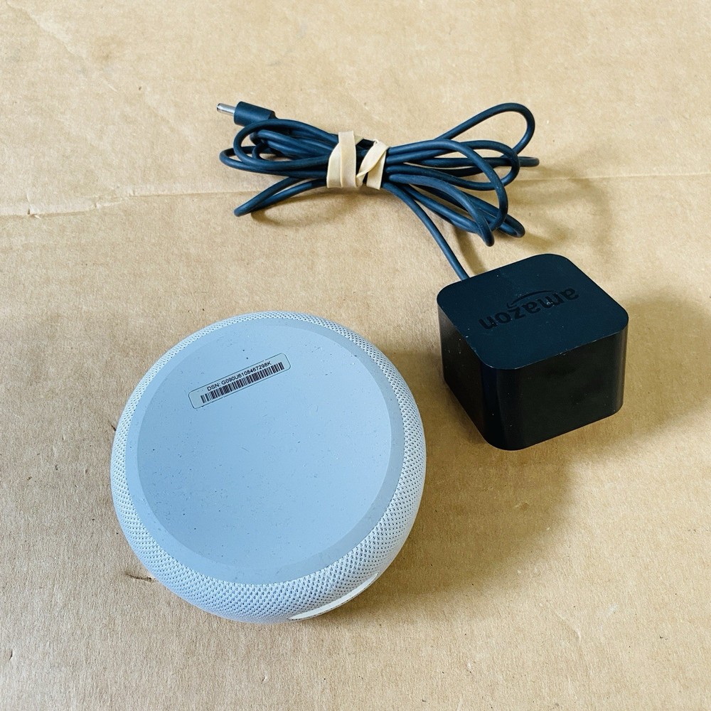 Amazon Echo Dot 3rd Generation Model D9N29T White Gray, Tested Works Great