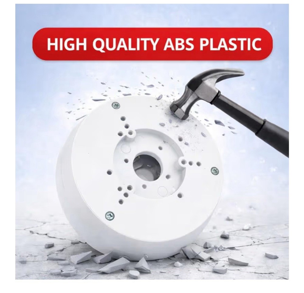 6 Pack PFA130-E Security Camera Junction Box Mount Waterproof White