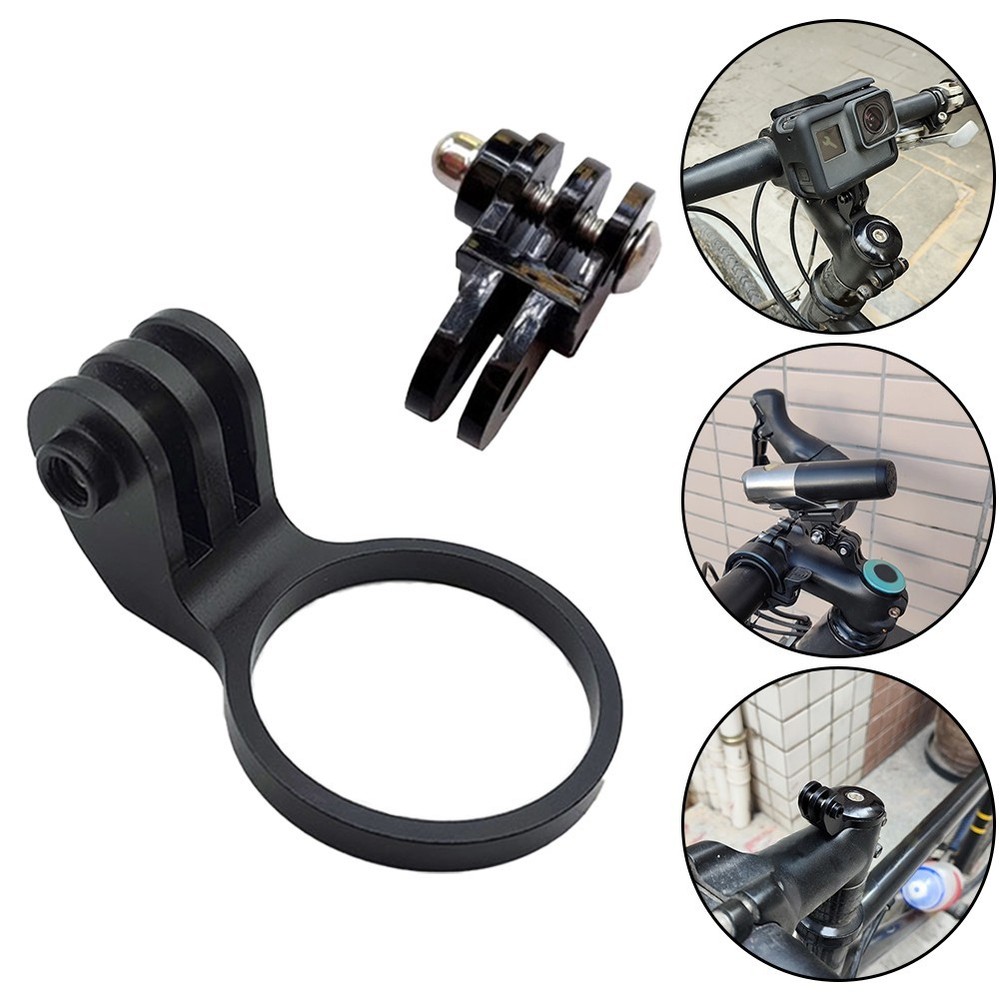 Headset Camera Bicycle Stem Holder Compatibility Secure Camera Mounting