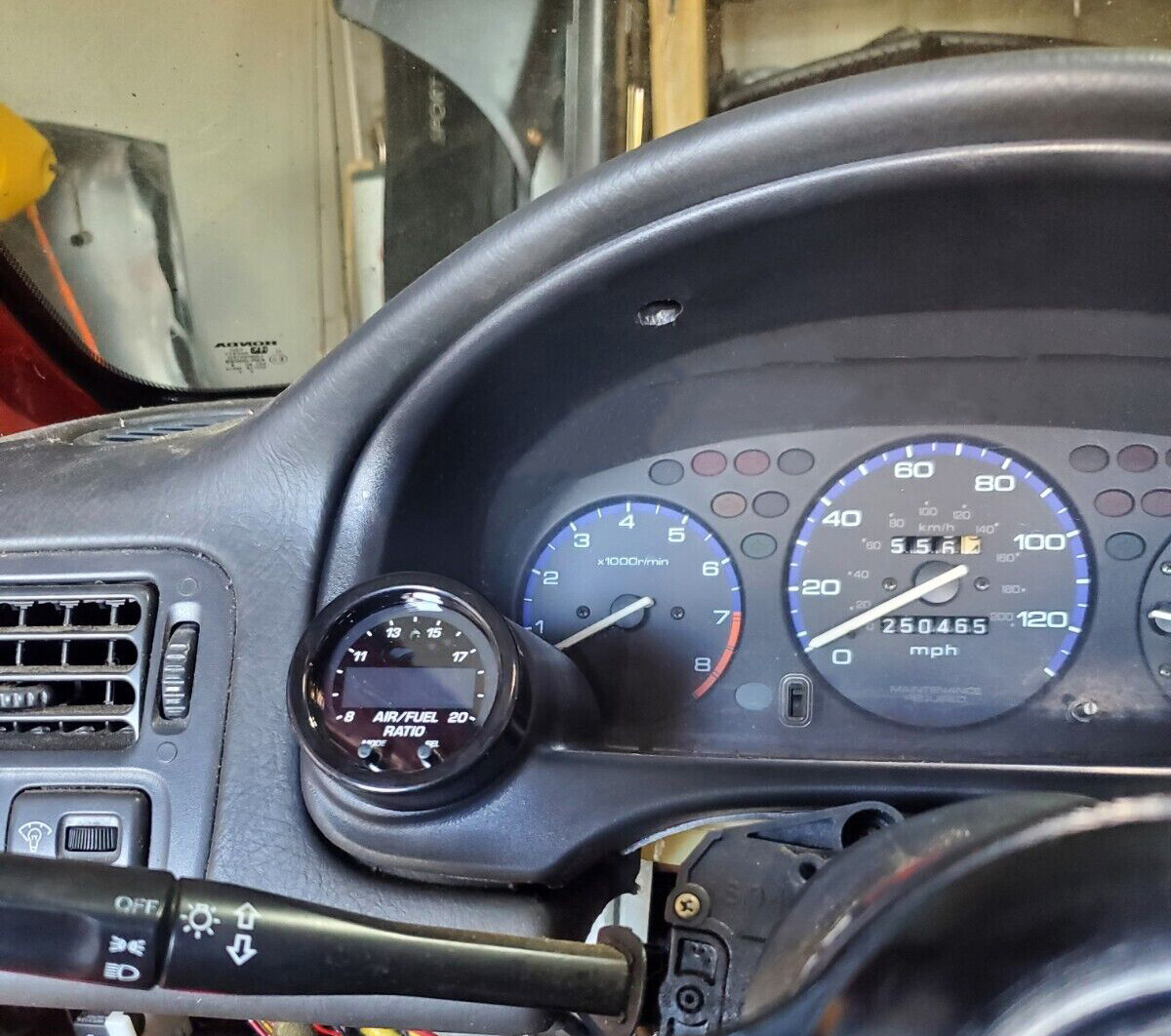 Dual Gauge Cluster Pod Meter Bezel 52mm-60mm for 1996-2000 Honda Civic Si EK EM1