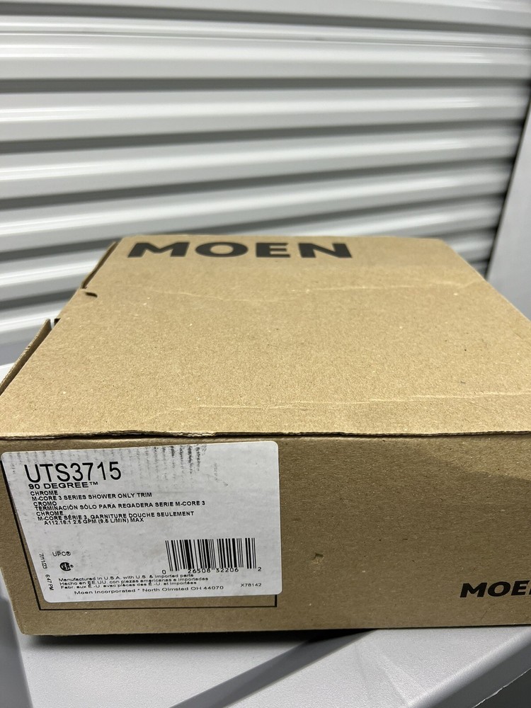 Moen UTS3715 90 Degree Single Function Pressure Balanced Valve - Chrome