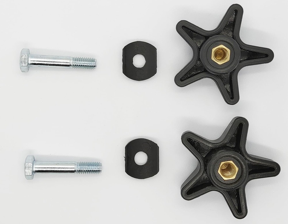 Black Replacement Arm Adjustment Knobs for Rollators – Durable & Easy to Install