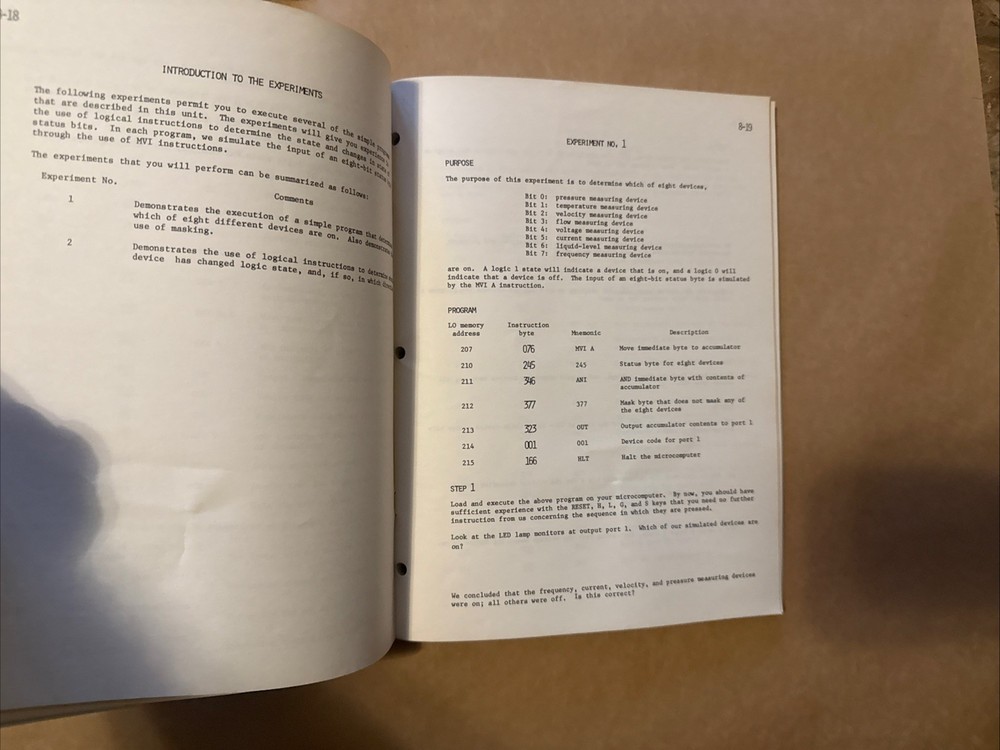 * 1976 The Bugbook V Modules 1 & 2 808a Microcomputer 1st Print