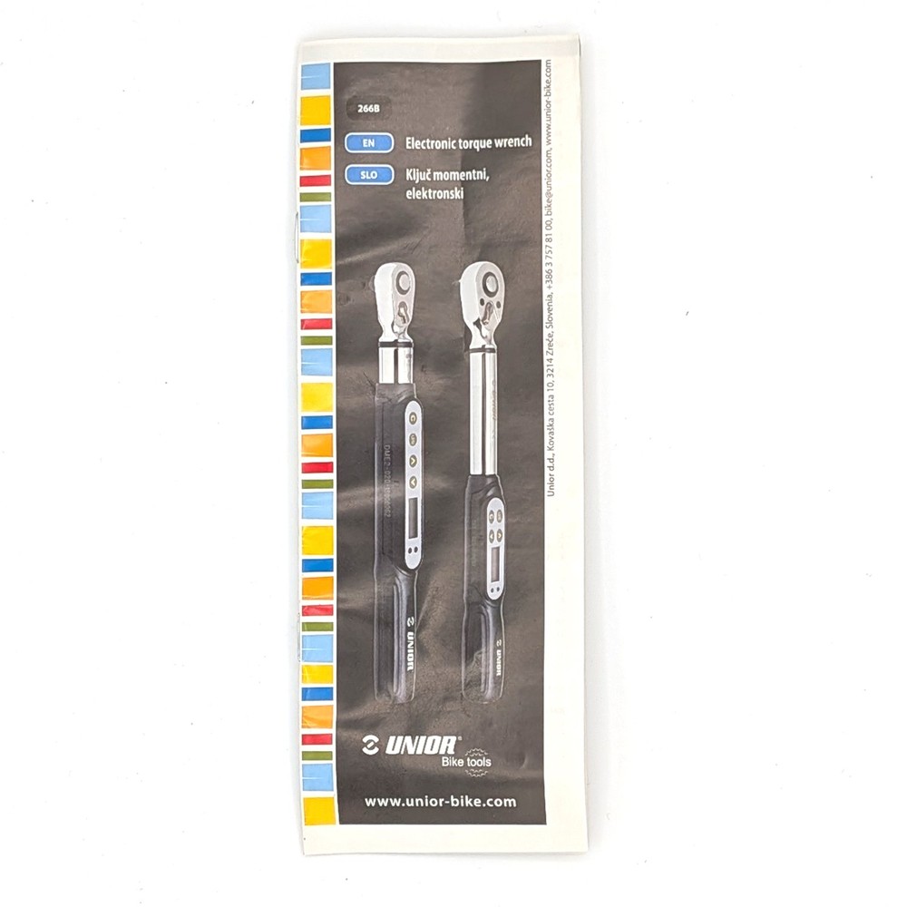 Unior Electronic Digital Torque Wrench 1/4'' 1/2''