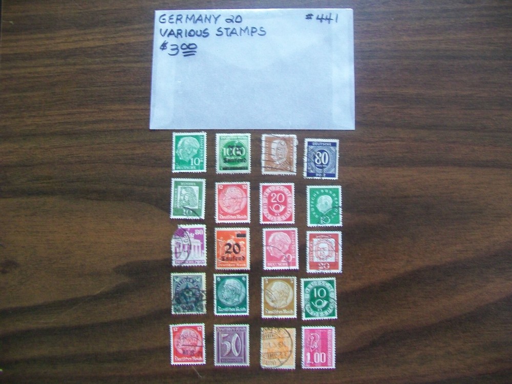 Germany Postage Stamps - Germany - Vintage - 20 Various Stamps (441)
