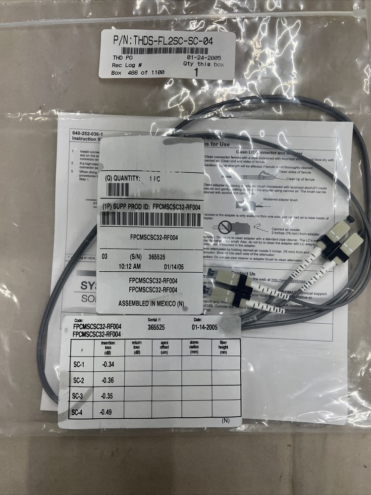 Commscope FPCMSCSC32-RF004 FPC Optispeed SC-SC 3.0MM Duplex Riser Cable