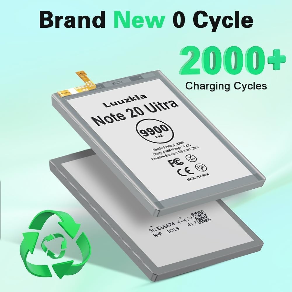9900mAh Battery Replacement for Galaxy Note 20 Ultra - Easy Install Kit